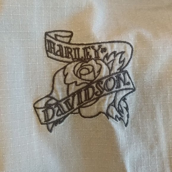 Women's Large L Harley-Davidson Army Green Jacket Camo Inside 97508-05VW - Picture 6 of 9